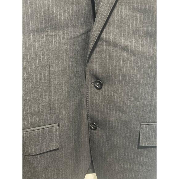 J. Crew Ludlow Piana Blazer 44L Italian 120's Wool Suit Jacket Gray Sports Coat - Picture 10 of 12
